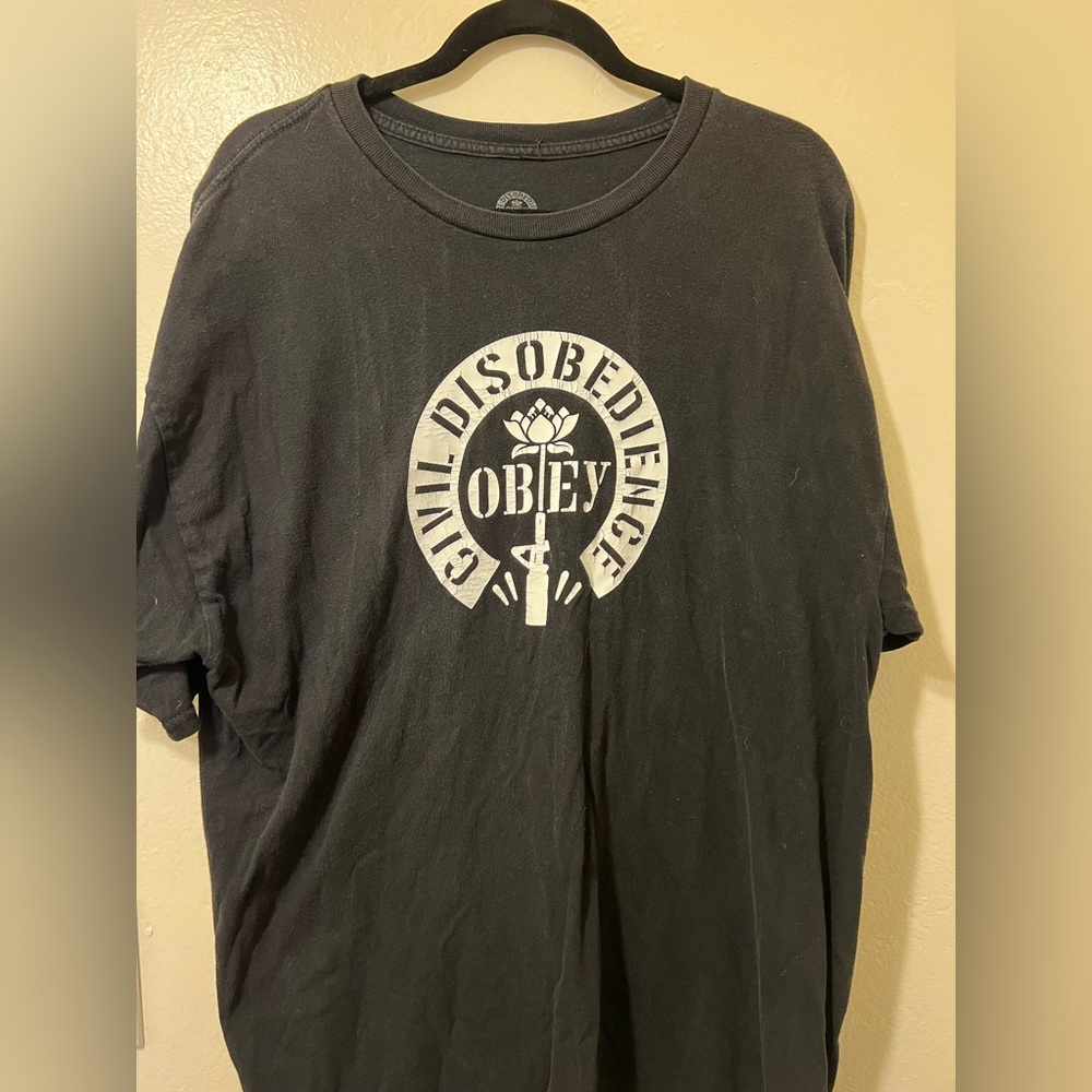 Civil Disobedience Obey graphic tee
